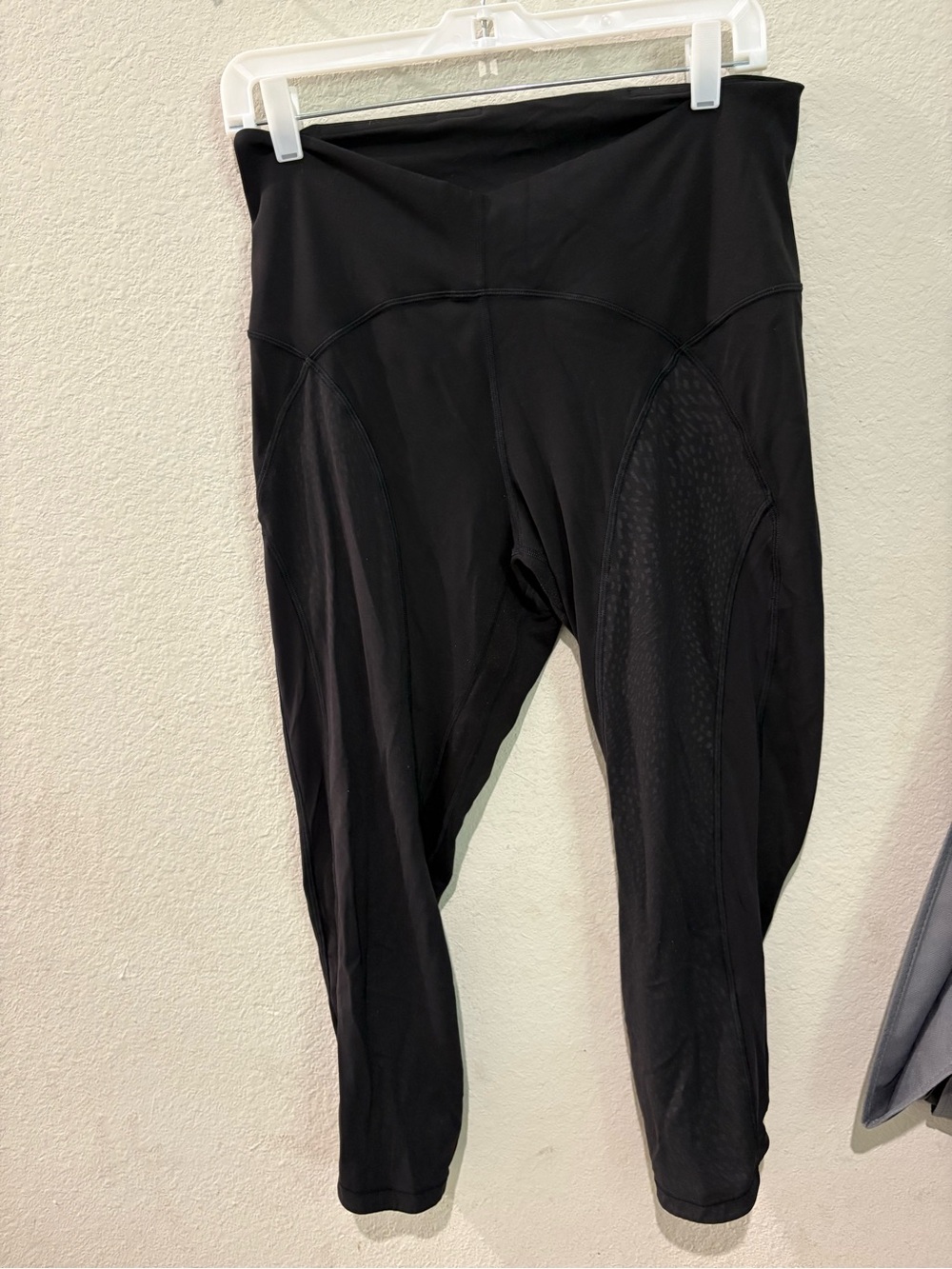 lululemon athletica Black Workout Leggings with Logo Detail